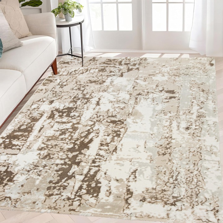 Modern szőnyeg Cleopatra 8435 (Brown-Cream) 40x70cm Barna-Krém