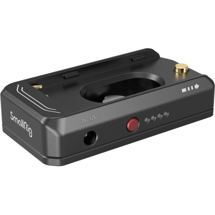 Set adaptor montare baterie NP-F cu cablu alimentare NP-FZ100, SmallRig, aluminiu, port USB-C