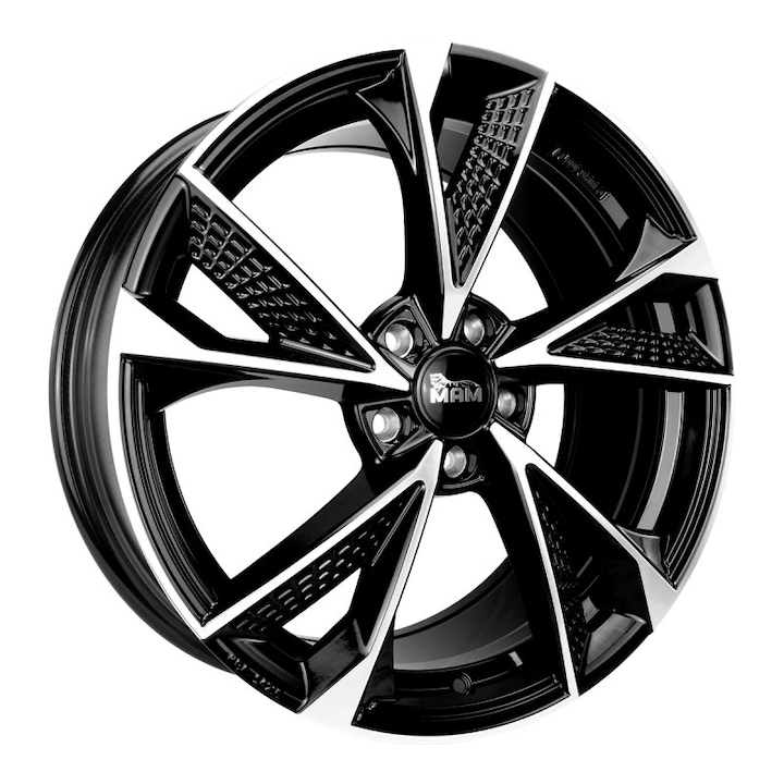 Janta aliaj Mam felgen RS6 Black Diamond 7x16 5x108 et38
