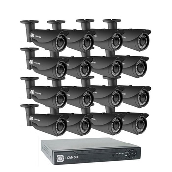 Kit supraveghere ICANSEE ICS-KU100-16LV, cu 16 camere de exterior HD 720p, DVR 16 canale HD 1080p, 2 canale audio Kit supraveghere ICANSEE ICS-KU100-16LV, cu 16 camere de exterior HD 720p, DVR 16 canale HD 1080p, 2 canale audio