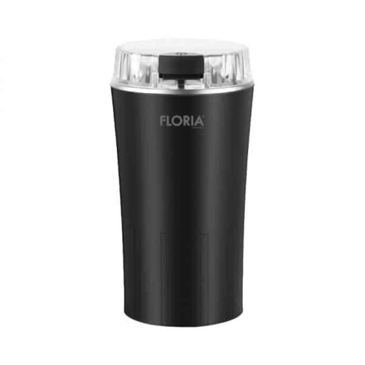 Kávédaráló, teljesítmény 350W, kapacitás 60g, rozsdamentes acél pengék, fekete FLORIA / ZLN2396