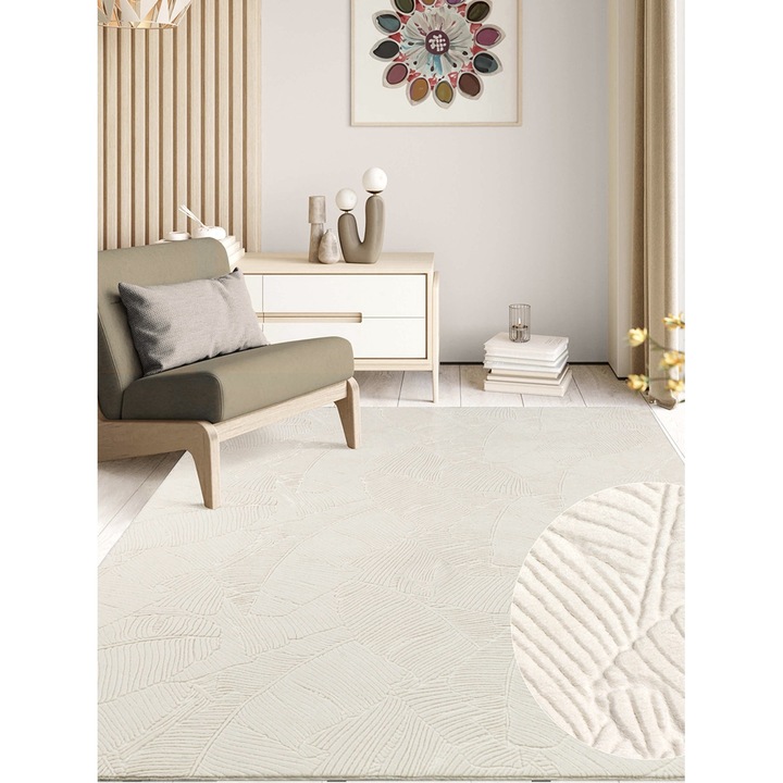 Modern szőnyeg Rio 3D Garden (Cream) 60x110cm Krém