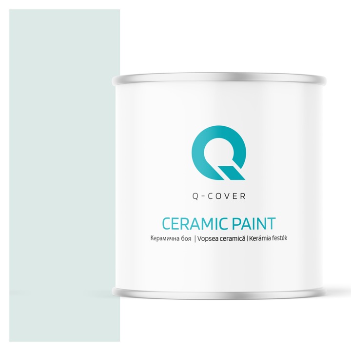 Боя за керамика, Бяла с тюркоазен оттенък H1576, Мат, 2L