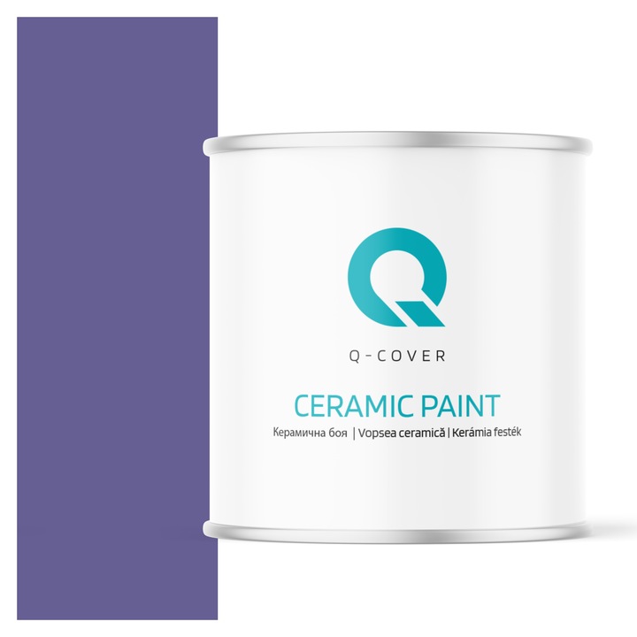 Боя за керамика, Тъмно лилаво H2613, Мат, 2L