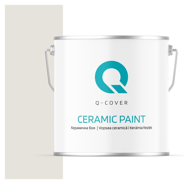 Боя за керамика, Бяло със сив нюанс H1276, Мат, 5L