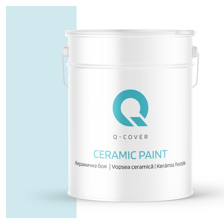 Боя за керамика, Бяло със син нюанс H0378, Мат, 10L