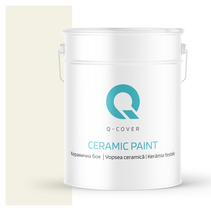 Боя за керамика, Бяла с жълт нюанс H6984, Мат, 10л