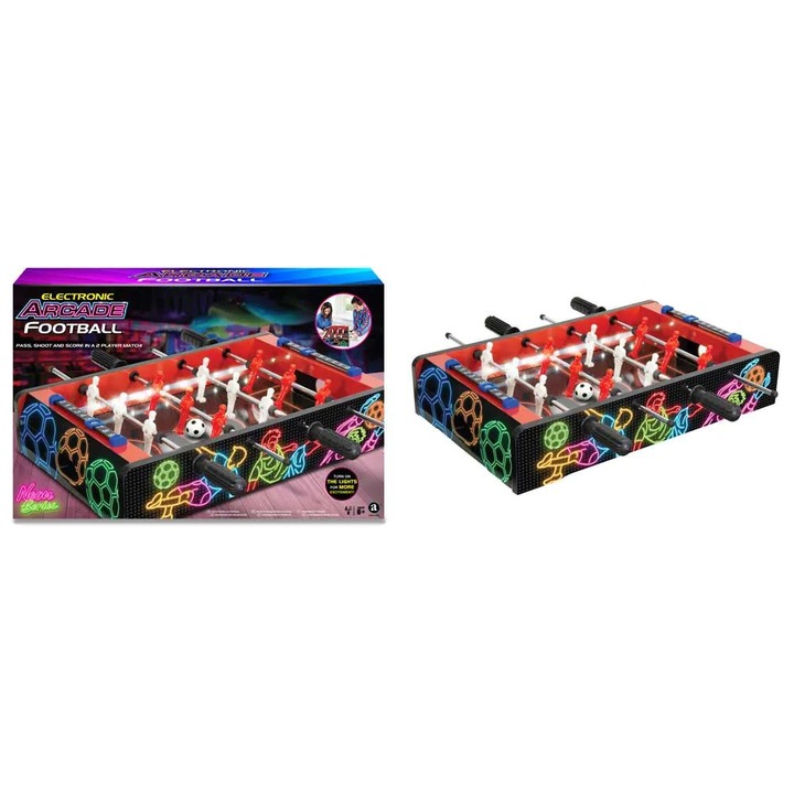 Fotbal de masa electronic Ambassador Arcade Neon