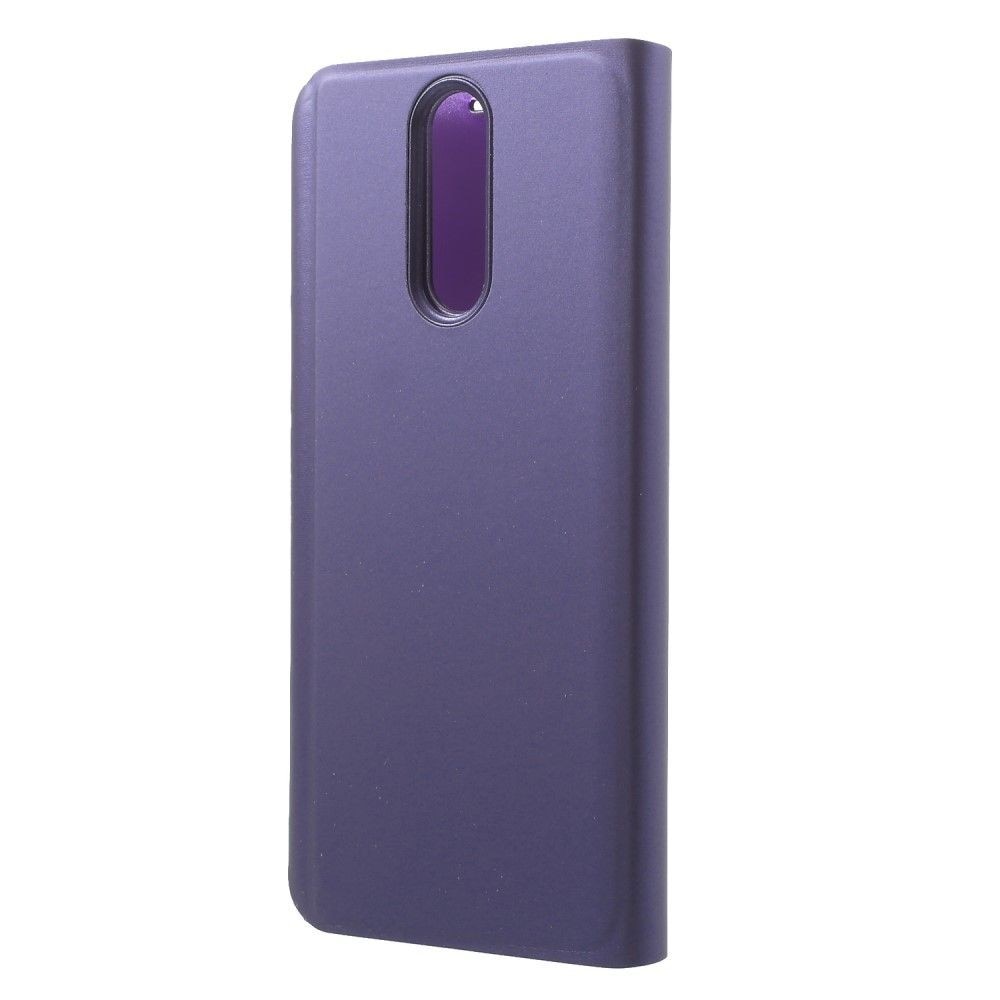 Husa Tip Carte, Compatibila cu Huawei Mate 10 Lite, Flip Cover Oglinda, Violet