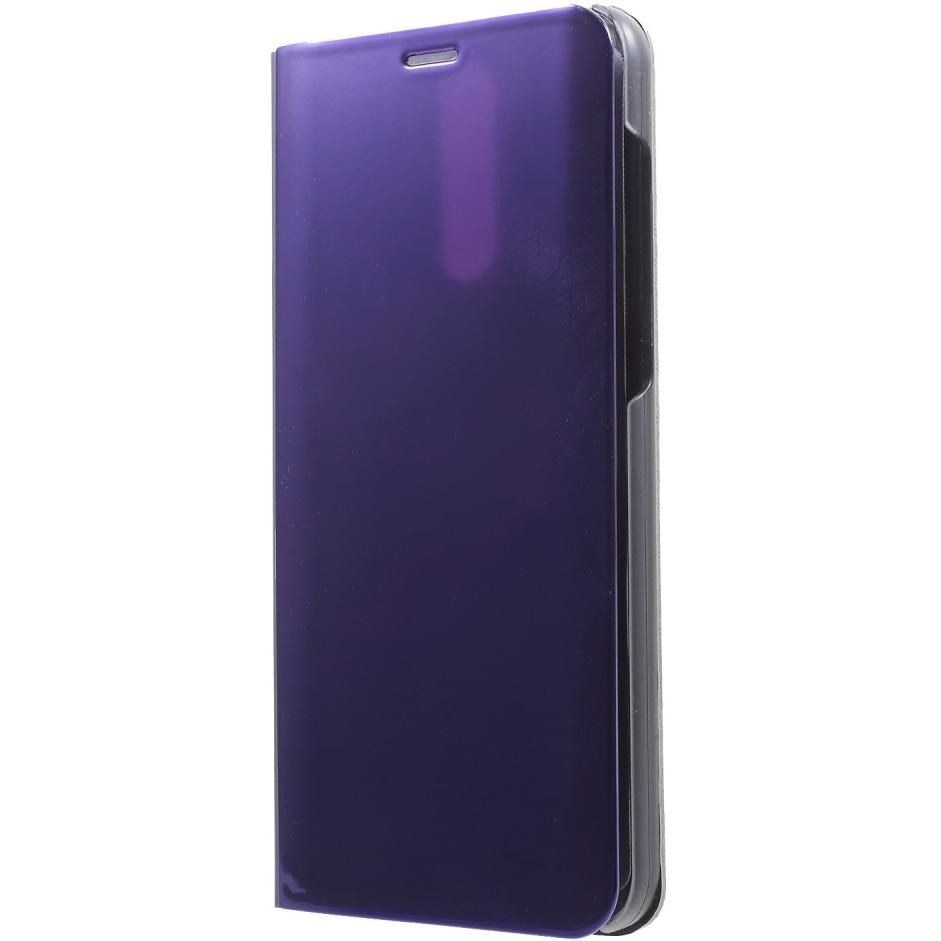 Husa Tip Carte, Compatibila cu Huawei Mate 10 Lite, Flip Cover Oglinda, Violet