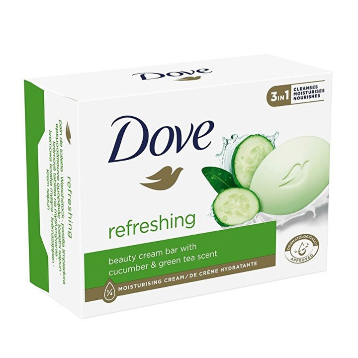 Опаковка от 6 X освежаващ сапун Dove 90гр