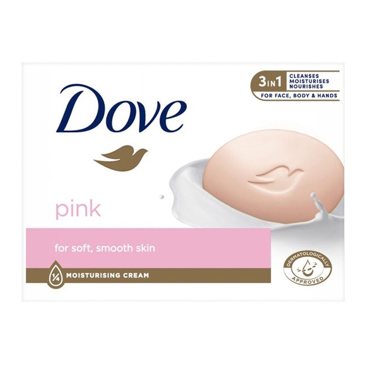 Опаковка от 6 X Розов сапун Dove 90гр