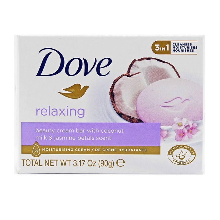 Опаковка от 6 бр. Релаксиращ сапун Dove 90гр