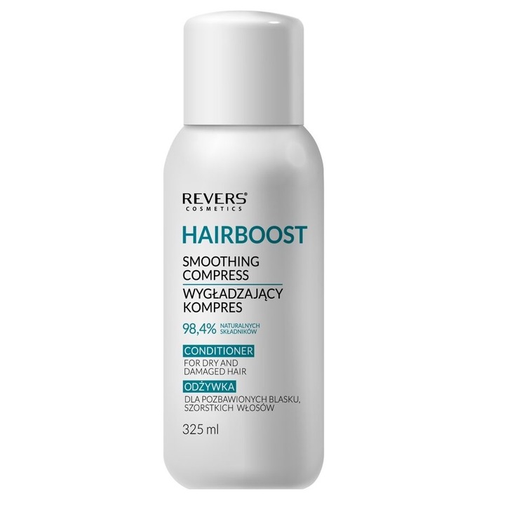 HairBoost Smoothing Compress hajkondicionáló durva, fénytelen hajra, Revers, 325 ml