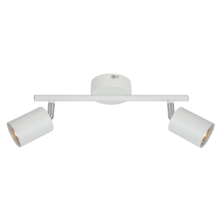 Aplica Spot LED cu bec GU10 20W Culoare alb lumina cald trandafi led AP705-2WH