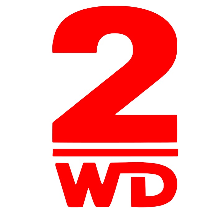 Sticker Duster 2WD, 9.3cm, rosu