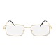 Ochelari de citit fotochromatici ST342B, cu rame din otel inoxidabil aurii, +2.00 dioptrii, set cu etui si servetela, stylion