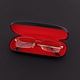 Ochelari de citit fotochromatici ST342B, cu rame din otel inoxidabil aurii, +2.00 dioptrii, set cu etui si servetela, stylion
