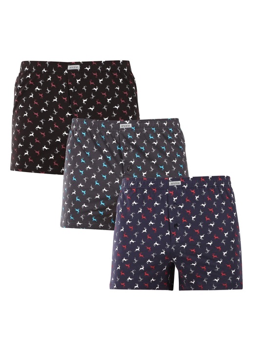 Set 3 perechi boxeri barbati, Andrie, Bumbac, PS 5837