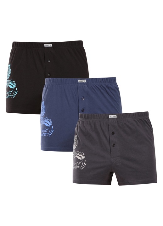 Set 3 perechi boxeri barbati, Andrie, Bumbac, PS 5853