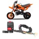 Comutator motocicleta pentru ATV 50cc-125cc, BGHYHYHI, 22mm, 3 functii, cablu 600mm, stanga, 7 fire