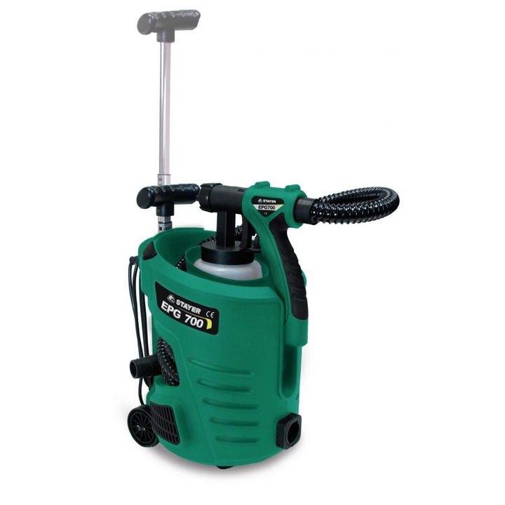 Pistol de vopsit cu rezervor cu roti EPG 700 marca Stayer de 700 W
