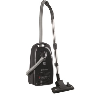 Aspirator cu sac Fakir S200, Sac 4.5 l, Tub telescopic, 800 W, 73dB, Filtru HEPA, Perie parchet, Fabr. in Germania, Negru Aspirator cu sac Fakir S200, Sac 4.5 l, Tub telescopic, 800 W, 73dB, Filtru HEPA, Perie parchet, Fabr. in Germania, Negru