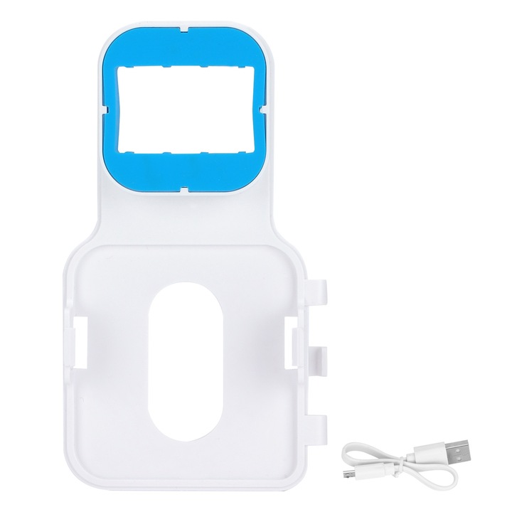 Suport de perete pentru priza, Enforose, pentru modulul de sincronizare Blink, cablu scurt, ABS