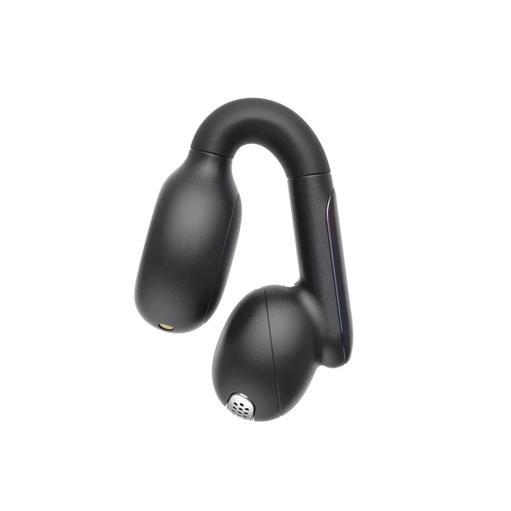 Casti fara Fir Open-Ear Clip, Bluetooth 5.3, TWS, USB-C, 400mAh - Havit (TW980) - Black