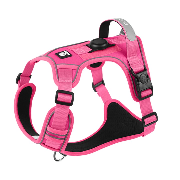 Ham pentru caini mari, Enforose, roz, 20.5x20x32cm, 24x32x28.5cm, set 2 bucati