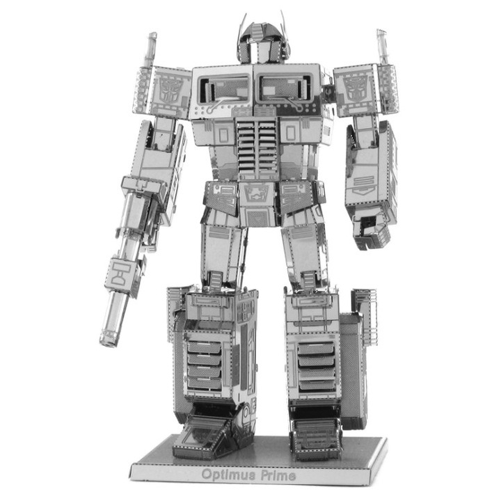 Miniatura din metal de asamblat Transformers - Optimus Prime