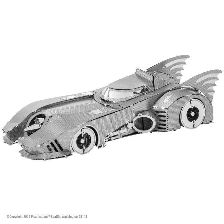 Miniatura din metal de asamblat Batman - Batmobil 1989