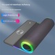 Mousepad RGB Zeaicos, 800x300mm, 14 moduri de iluminare, rezistent la apa, incarcare wireless