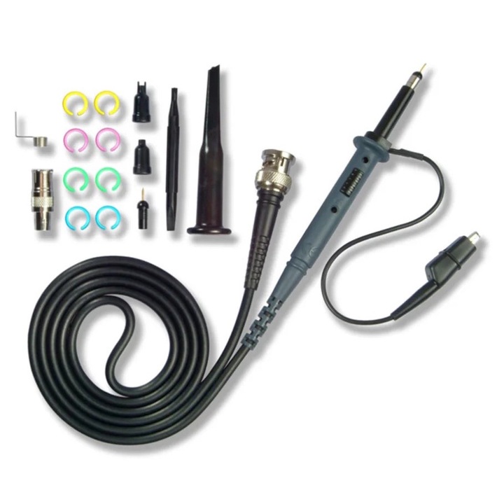 Sonda pentru osciloscop, CT2840RA, pasiva, pentru Evaluare de Performanta, 250MHz, 10:1, 1, 2m, Negru