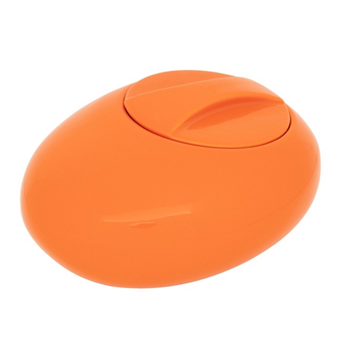 Vas ceramic pentru tutun de pipa cu umidificator, Chacom, Orange