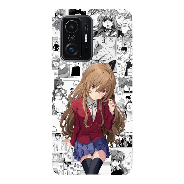 Husa telefon compatibila cu Xiaomi Redmi Note 14 Pro Plus, Viceversa, model Aisaka taiga Manga Tora Dora, Silicon, TPU