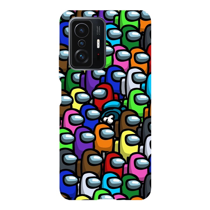 Husa telefon compatibila cu Xiaomi Redmi Note 14 Pro Plus, Viceversa, model Among Us Lan party, Silicon, TPU