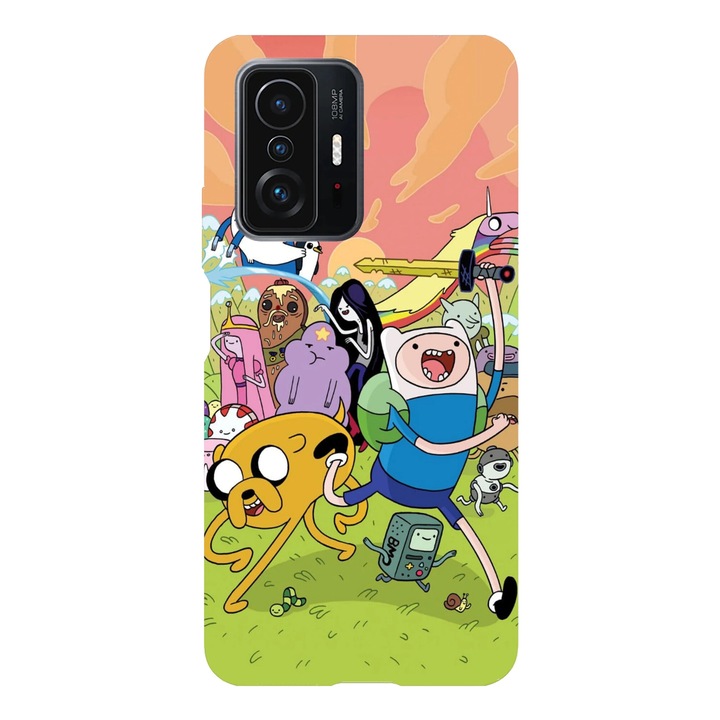 Husa telefon compatibila cu Xiaomi Redmi Note 14 Pro, Viceversa, model Adventure time poster, Silicon, TPU