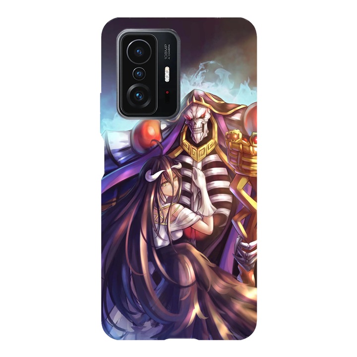 Калъф за телефон, съвместим с модел Xiaomi 14T, Viceversa, Ainz Ooal Gown и Albedo Overlord, силикон, TPU