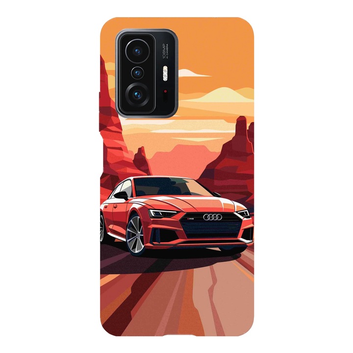 Husa telefon compatibila cu Xiaomi Redmi Note 14 Pro, Viceversa, model Audi RS6 Canion Drifting, Silicon, TPU