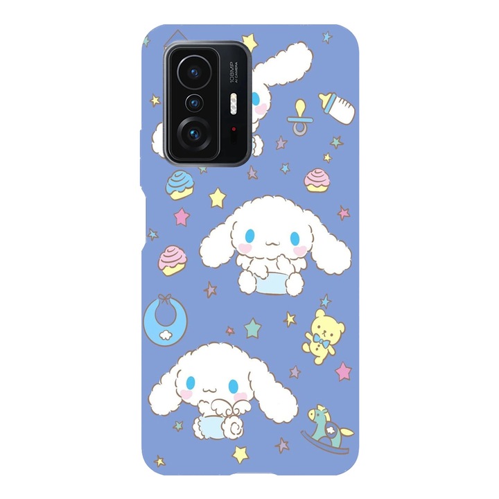 Husa telefon compatibila cu Xiaomi Redmi Note 14 Pro Plus, Viceversa, model Baby Cinnamoroll Hell Kitty, Silicon, TPU