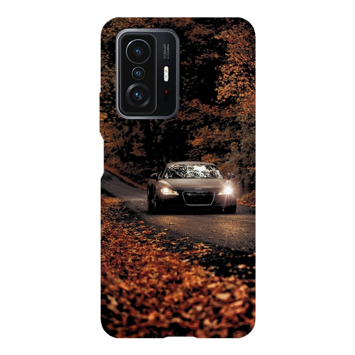 Husa telefon compatibila cu Xiaomi Redmi Note 14 Pro, Viceversa, model Audi in Autumn road, Silicon, TPU