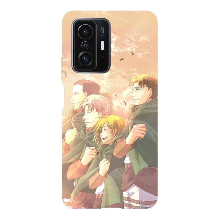 Husa telefon compatibila cu Xiaomi Redmi Note 14 Pro Plus, Viceversa, model Attack on Titan squad, Silicon, TPU