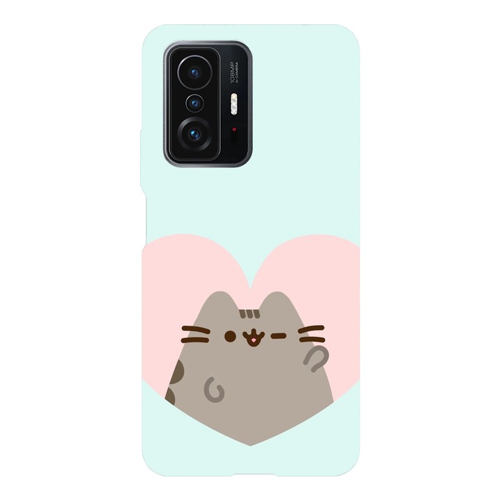 Husa telefon compatibila cu Xiaomi Redmi Note 14 Pro Plus, Viceversa, model Be my valentine Pusheen, Silicon, TPU