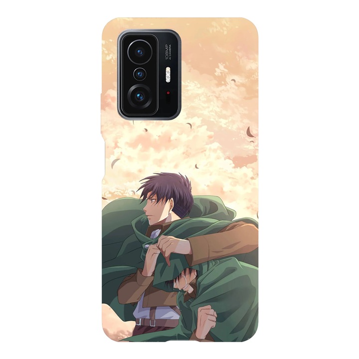 Калъф за телефон, съвместим с Xiaomi Redmi Note 14, модел Viceversa, Attack on Titan, силикон, TPU