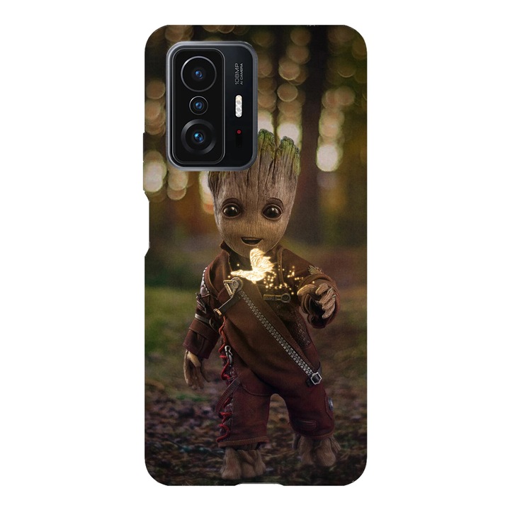 Husa telefon compatibila cu Xiaomi Redmi Note 14 Pro Plus, Viceversa, model Baby Groot, Silicon, TPU