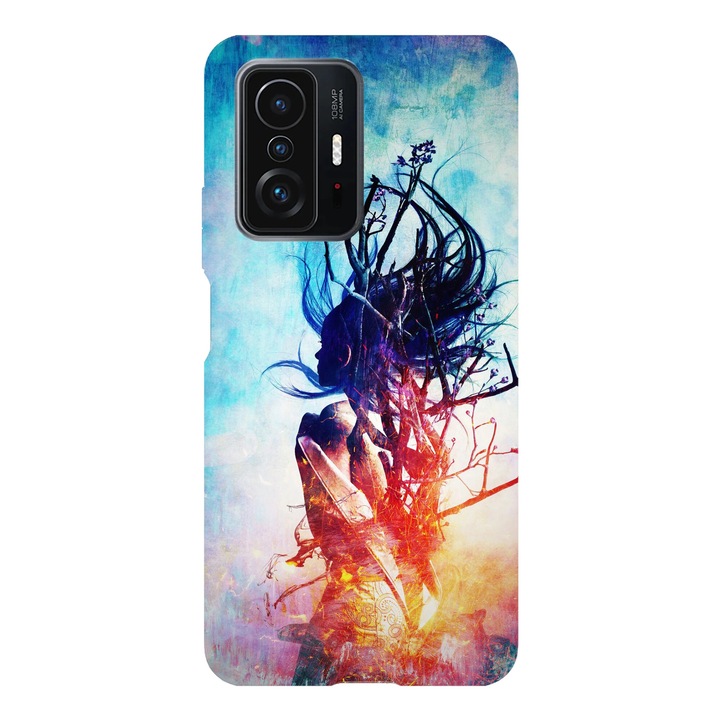 Husa telefon compatibila cu Xiaomi Redmi Note 14 Pro Plus, Viceversa, model Axiolite digita art, Silicon, TPU