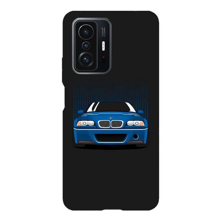 Husa telefon compatibila cu Xiaomi Redmi Note 14 Pro Plus, Viceversa, model bmw E46 Blue Edition, Silicon, TPU