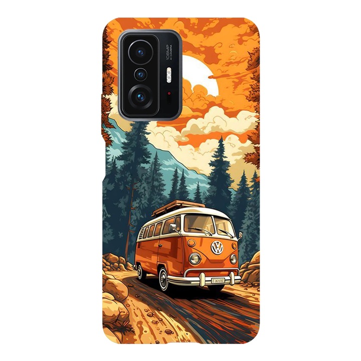 Husa telefon compatibila cu Xiaomi Redmi Note 14, Viceversa, model Camper van digital art, Silicon, TPU
