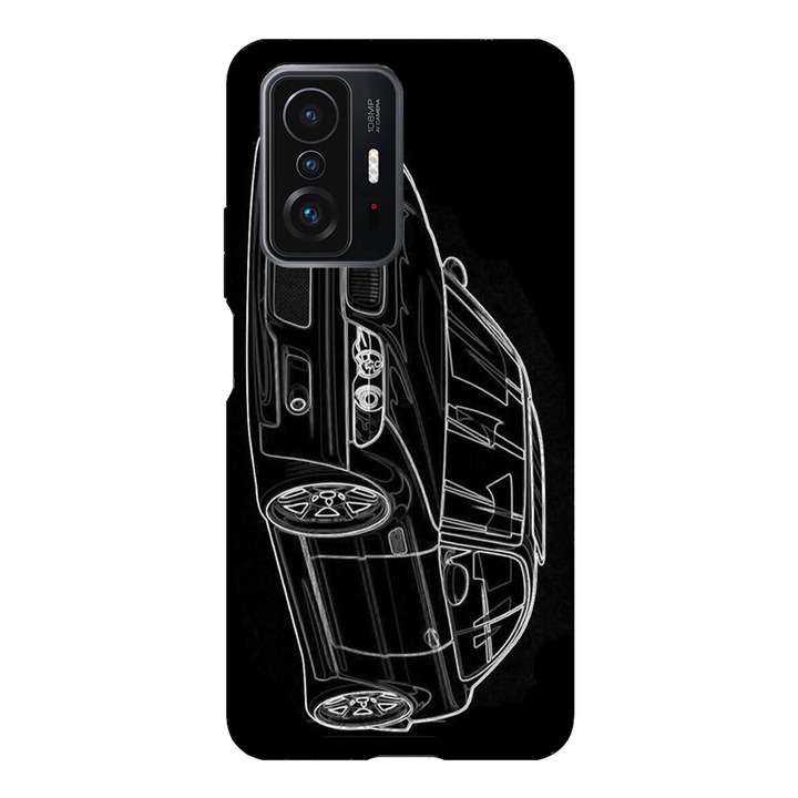 Husa telefon compatibila cu Xiaomi Redmi Note 14 Pro Plus, Viceversa, model BMW E46 Design Plans, Silicon, TPU